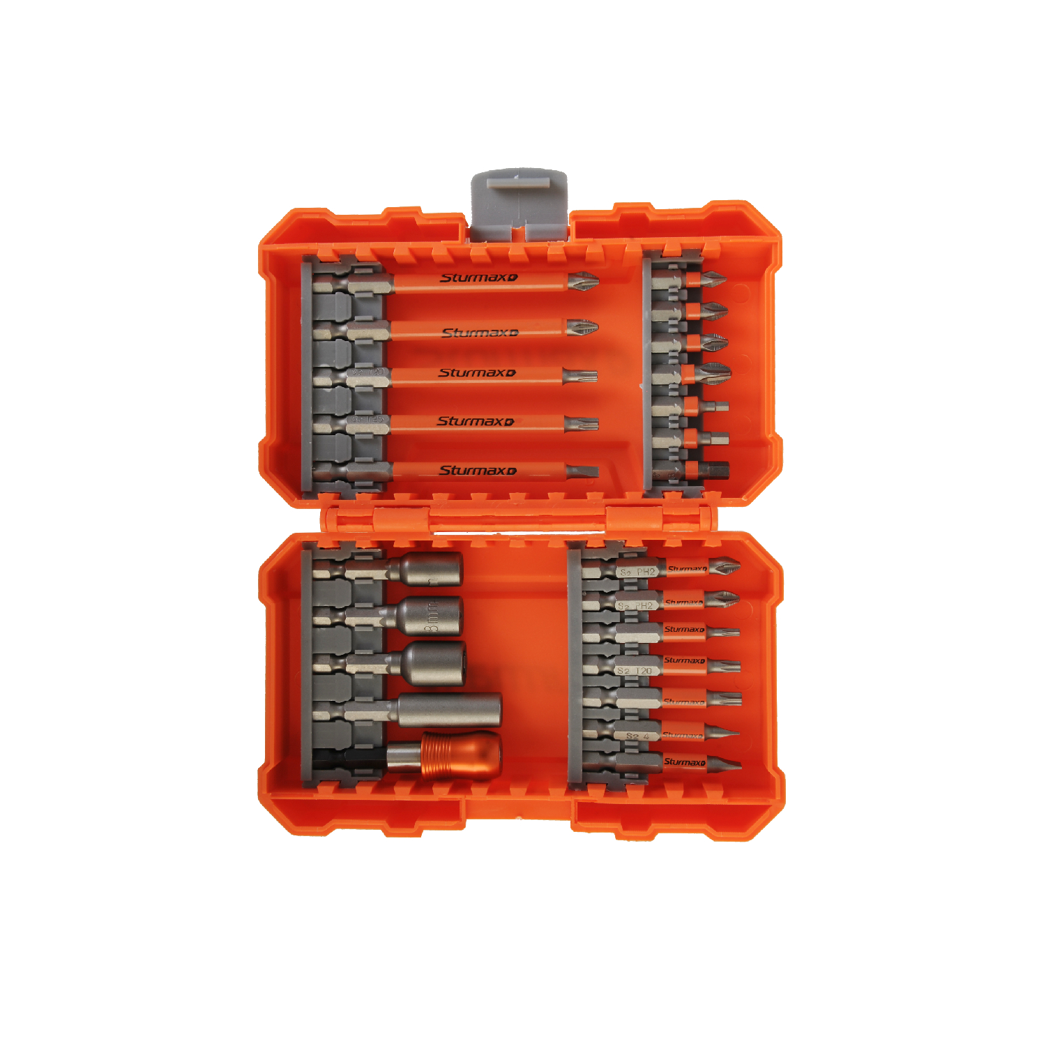 1041M-01-SS2_min_2 Sturmax 1041M-01-SS2 Набір біт ударних 24 шт