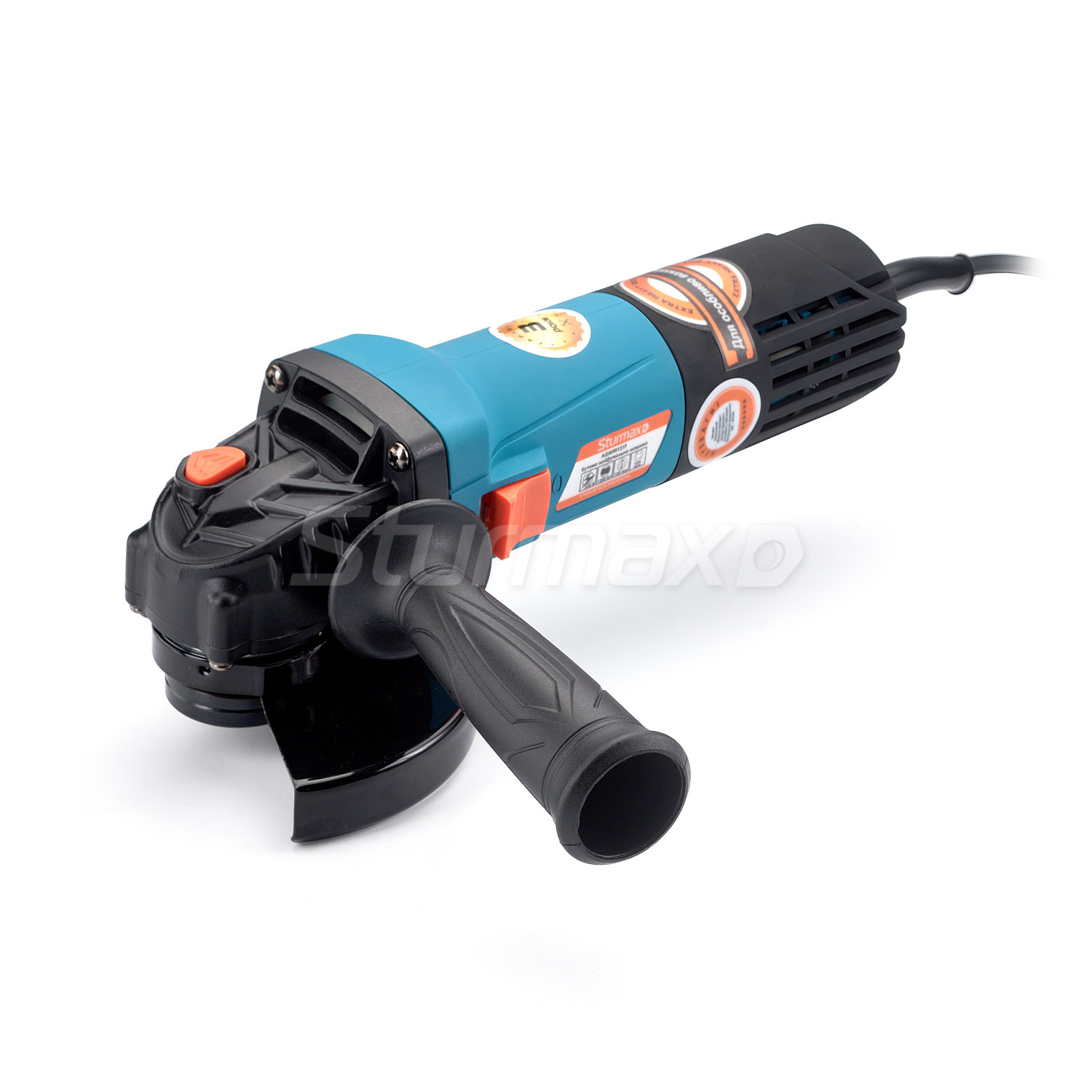 AGM90121P_01 Sturmax AGM90121P Болгарка (КШМ) 1200Вт, 125 мм