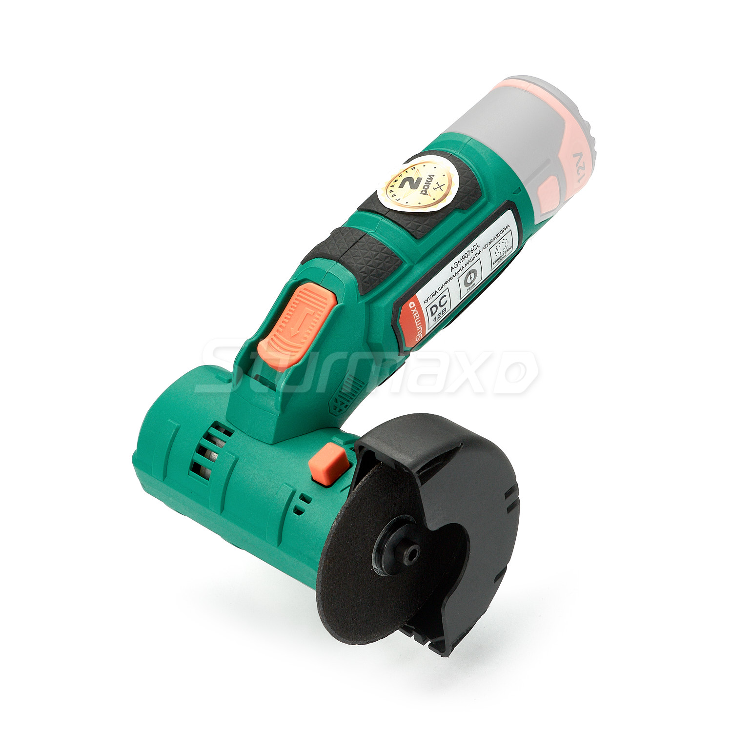 AGM9076CL_7 Sturmax AGM9076CL Кутова шліфувальна машина акумуляторна 12В (без АКБ та ЗП)