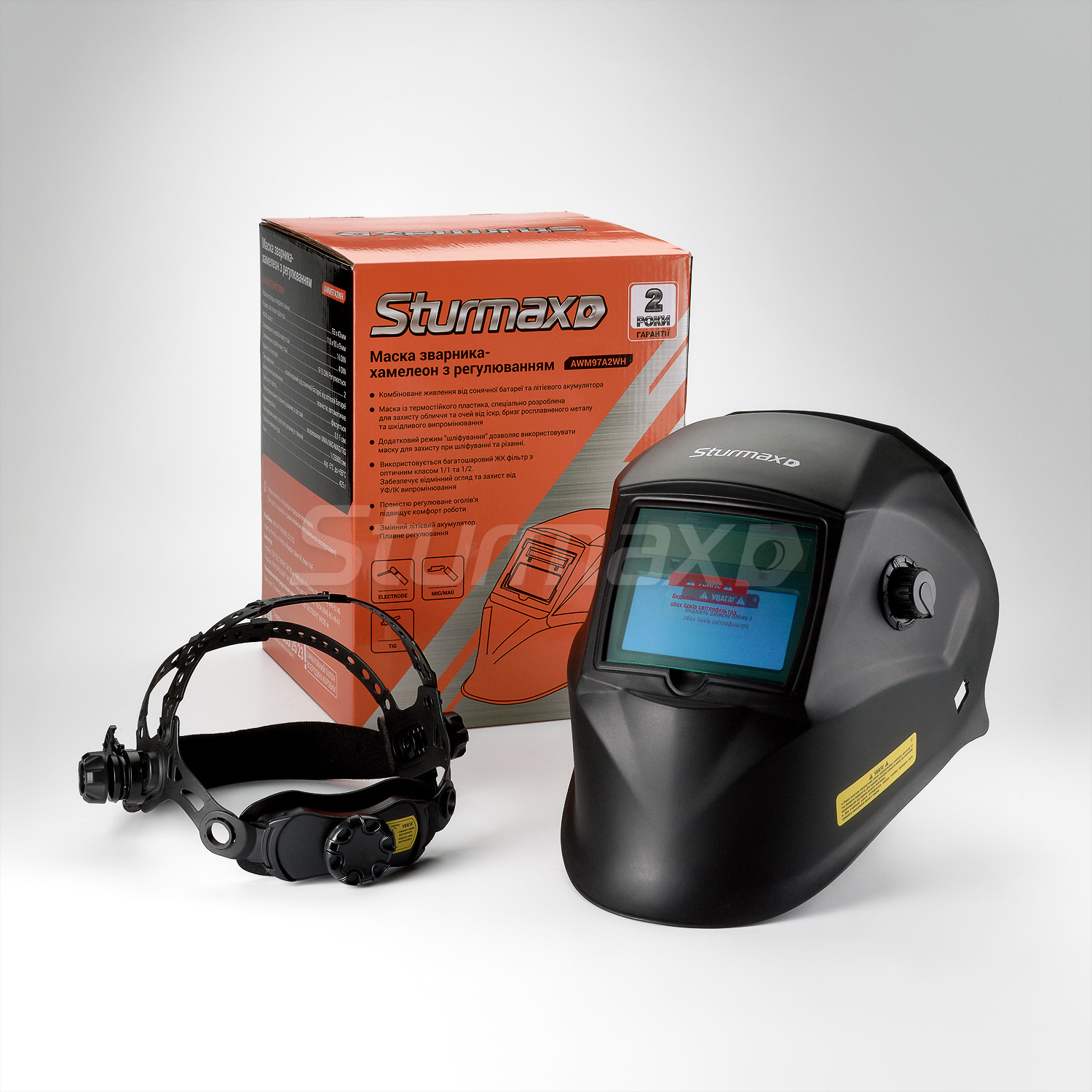 AWH97A2WH_04 Sturmax AWM97A2WH Маска зварювальника автозатемнення