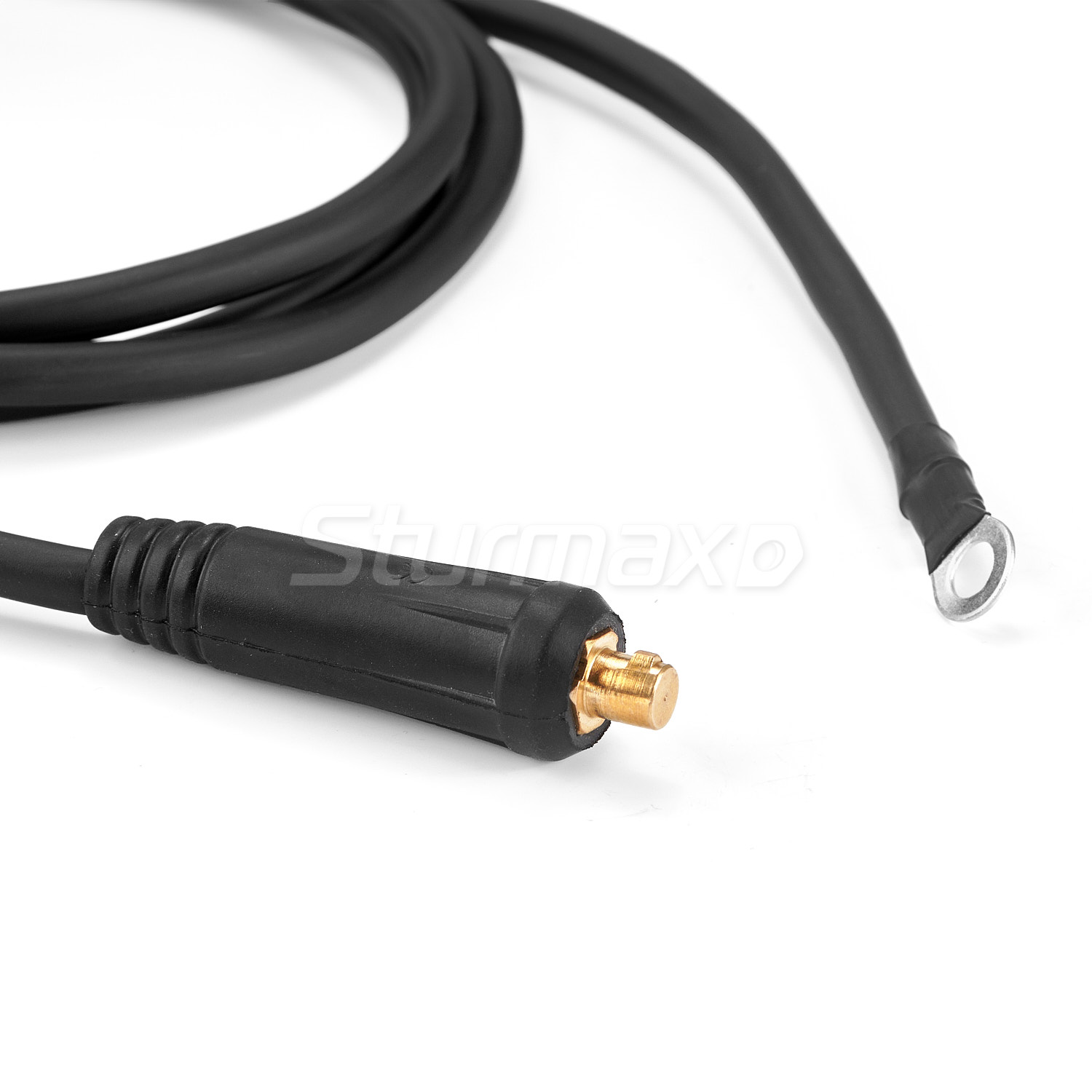 AWKM-2160_2 Sturmax AWKM-2160 Зварювальний кабель багатожильний 2м 16мм2 з вилкою 10-25мм