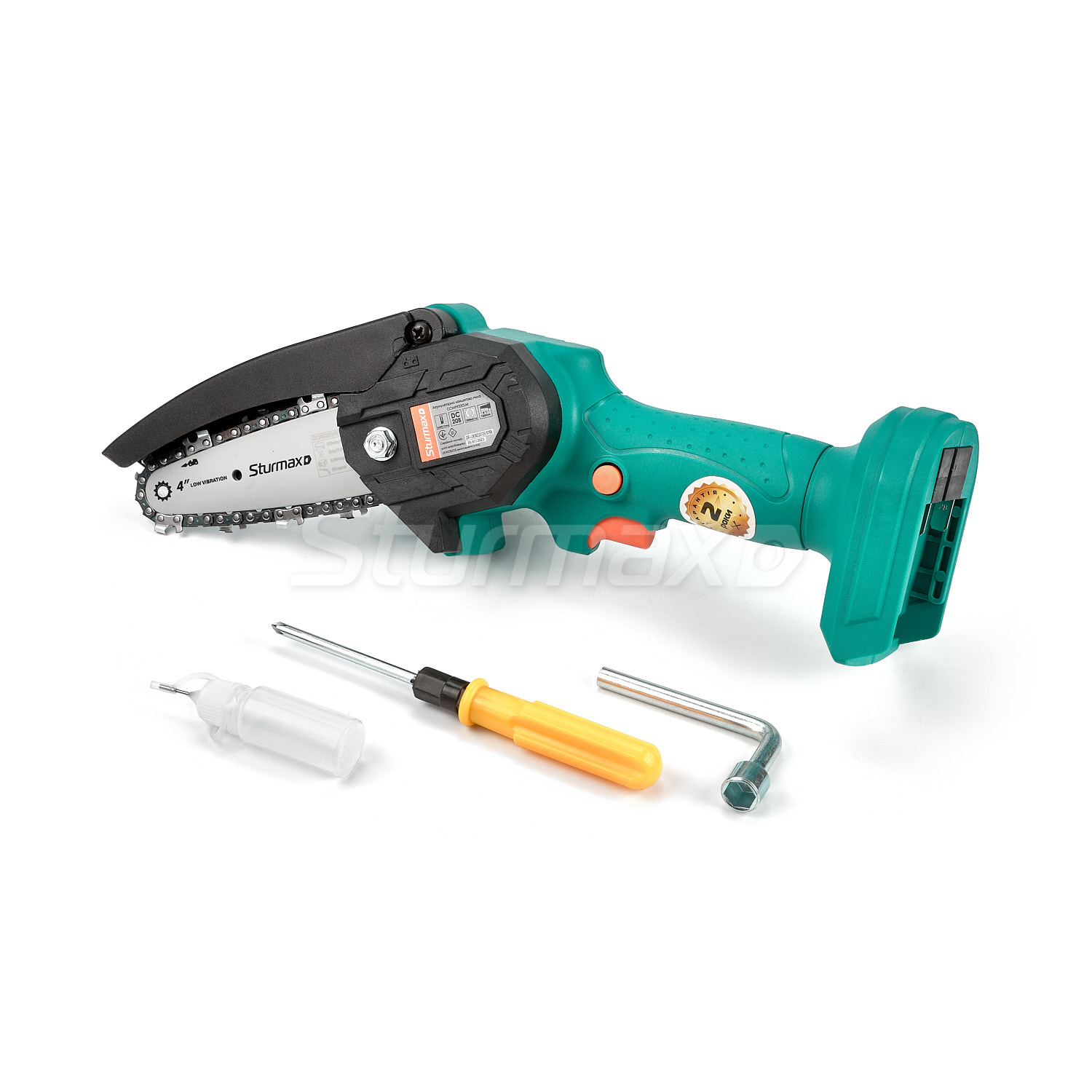 CCM9920CLM_3 Sturmax CCM9920CLM Акумуляторна ланцюгова пила 20 В (без АКБ та ЗП)