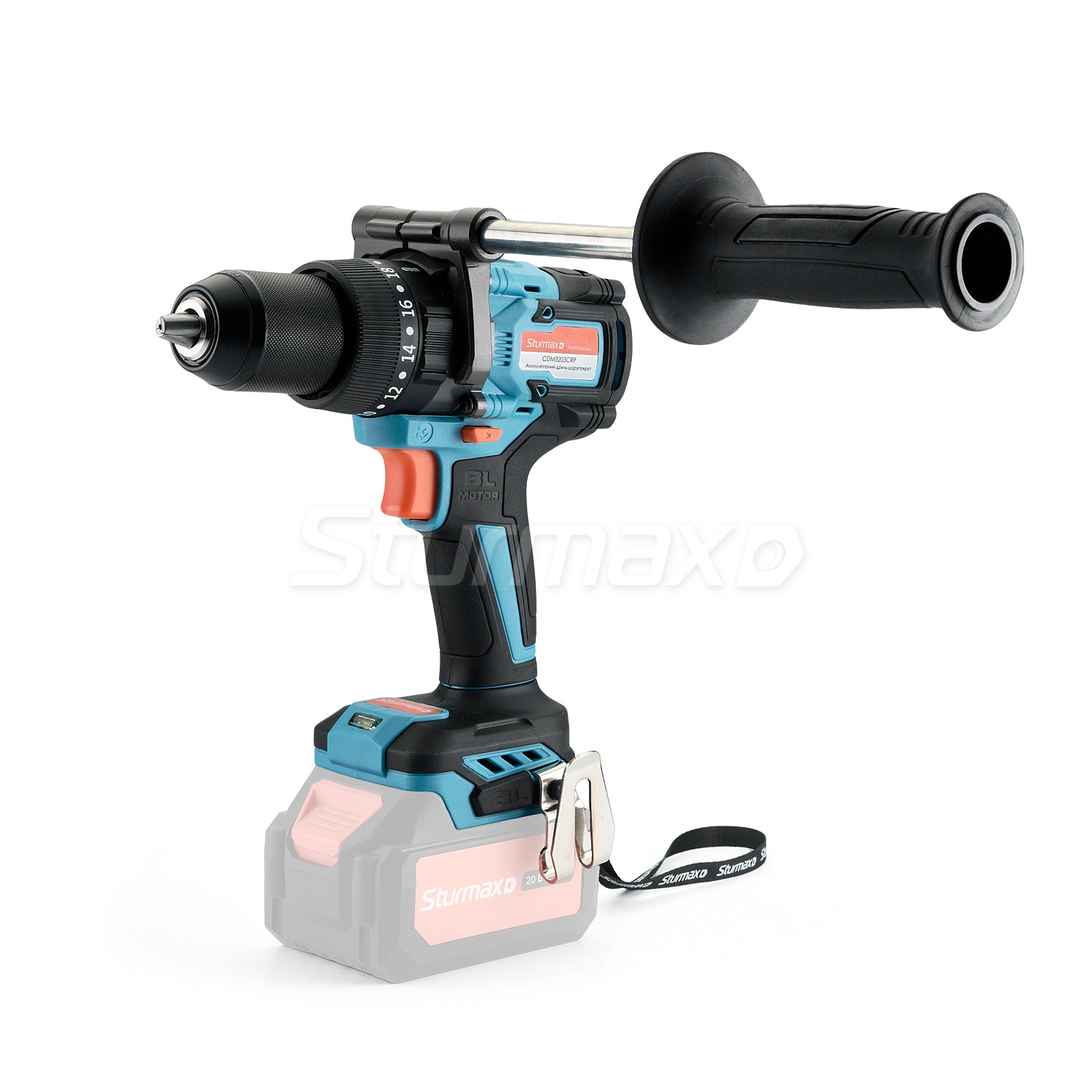 CDM3203CRP_04 Sturmax CDM3203CRP Акумуляторний дриль-шурупокрут 20В