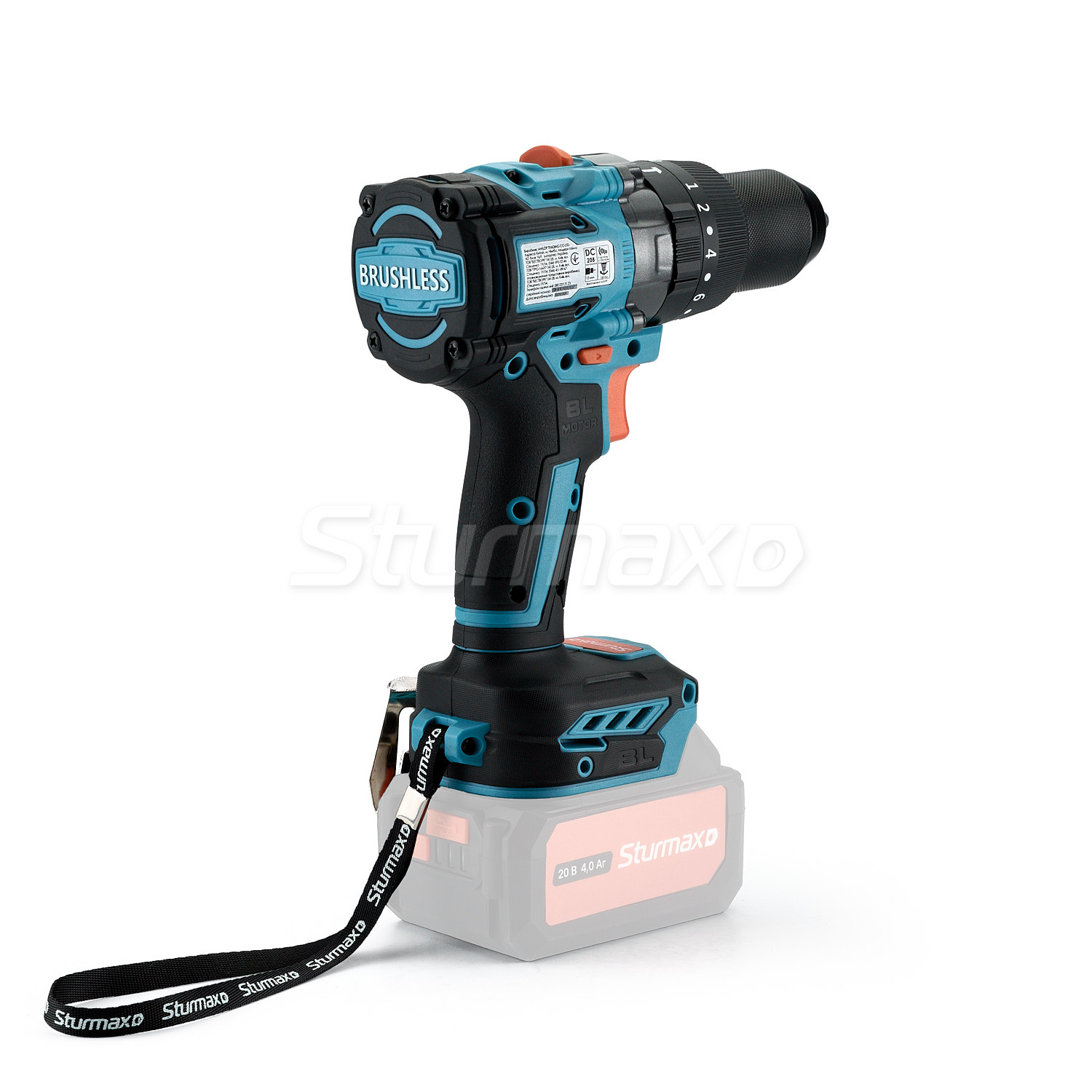 CDM3203CRP_07 Sturmax CDM3203CRP Акумуляторний дриль-шурупокрут 20В