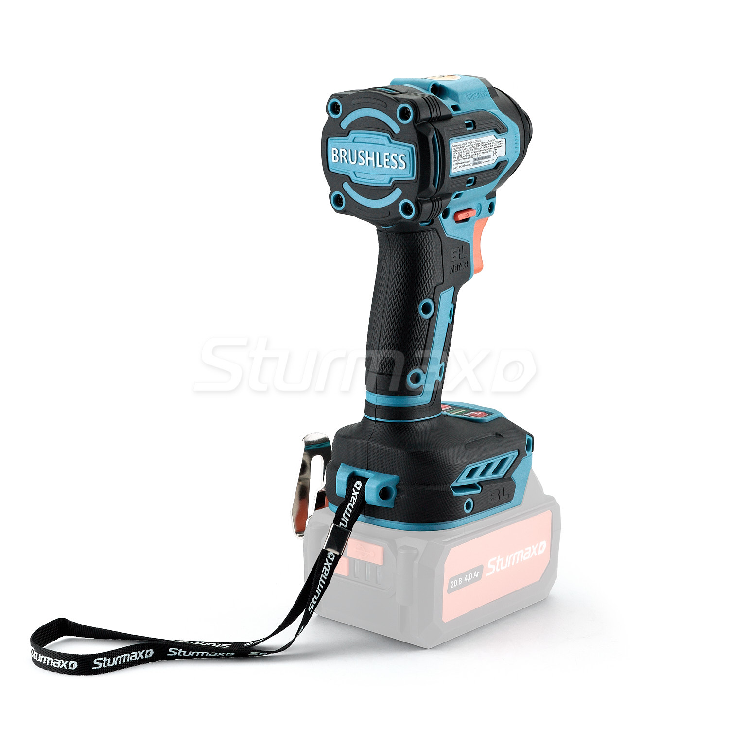 CDM3204CRI_05 Sturmax CDM3204CRI Гвинтокрут акум. 20В, 230 Нм, 1/4″, безщіт, без акумулятора та зарядного