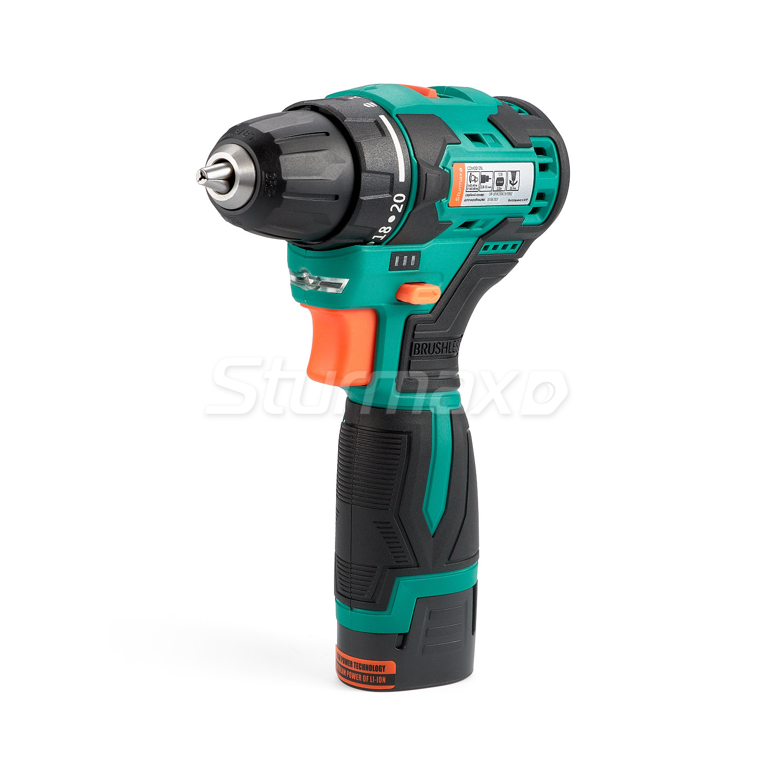 CDM3212BL_2 Sturmax CDM3212BL Brushless Шурупокрут акумуляторний 12В