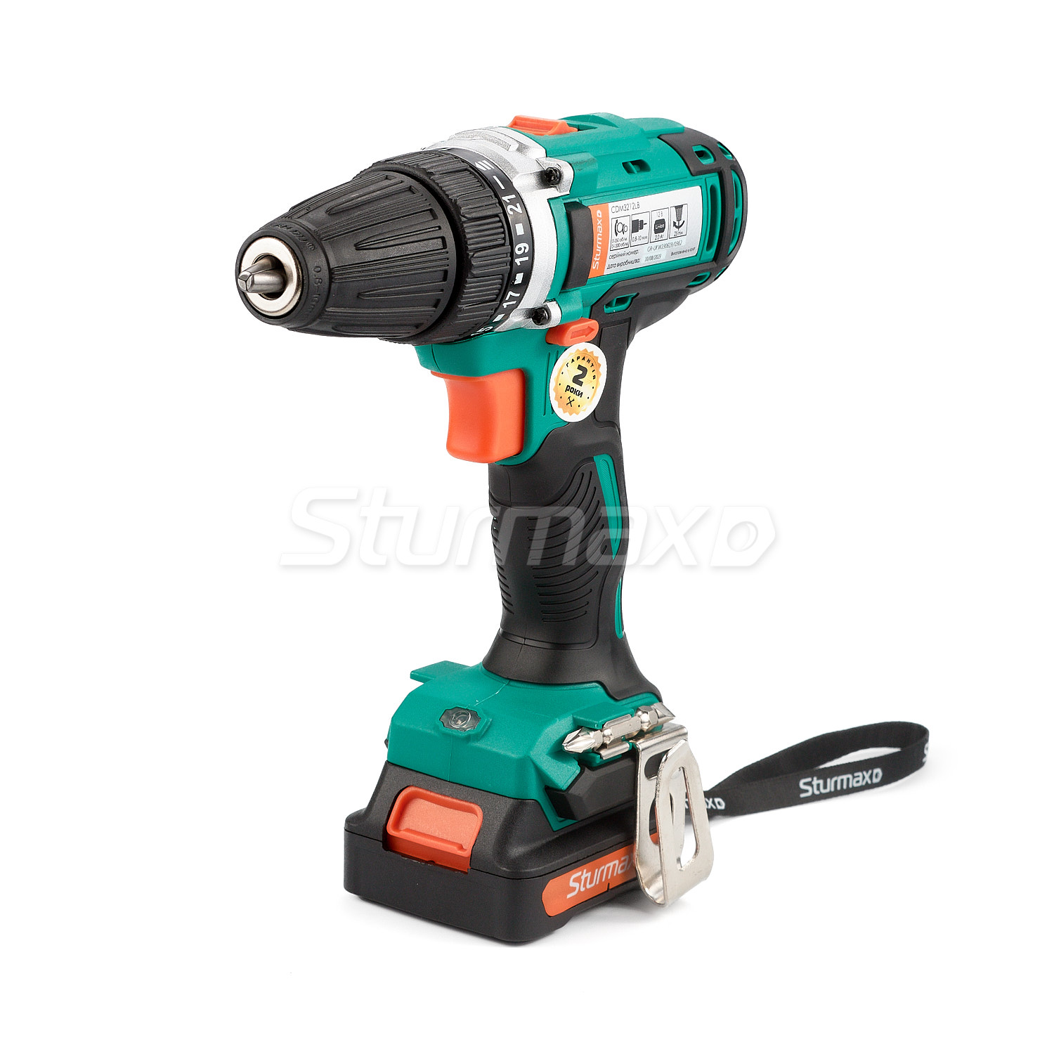 CDM3212LB_2 Sturmax CDM3212LB Шурупокрут акумуляторний 12В