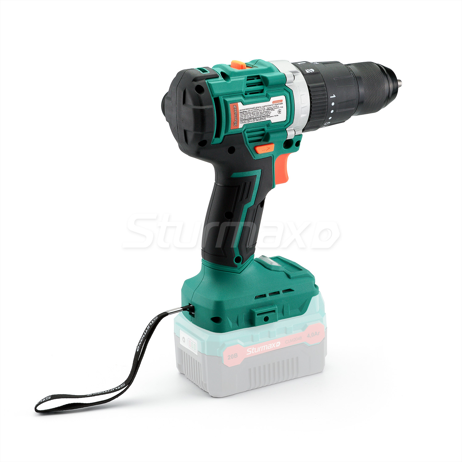 CDM3220CLI_08 Sturmax CDM3220CLI Шурупокрут акумуляторний 20 В (без АКБ та ЗП)