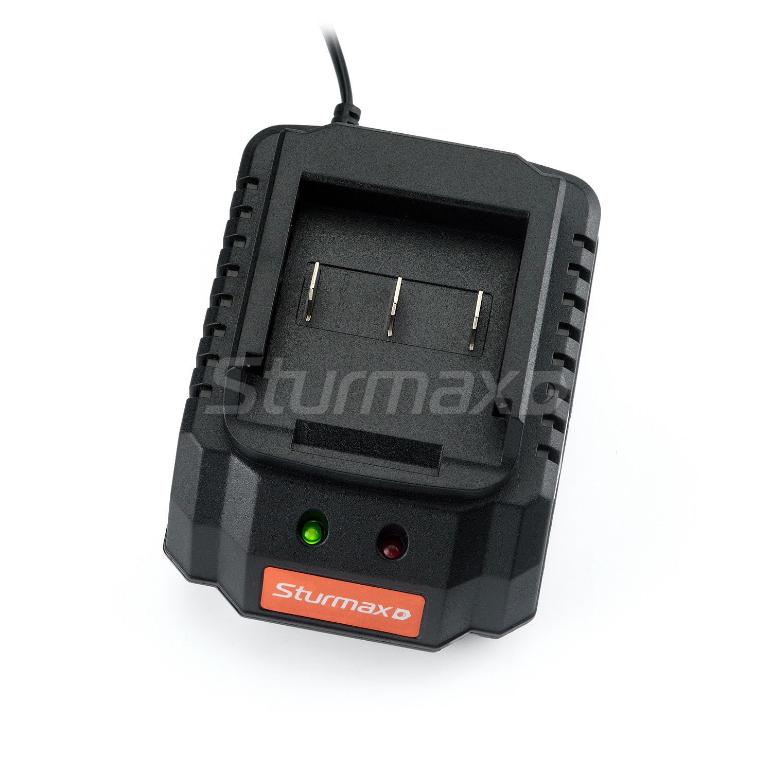 CRM2002C_02 Sturmax CRM2002C Зарядний пристрій 2 А до батарей з лінійки інструментів 20В серія Cordless Range