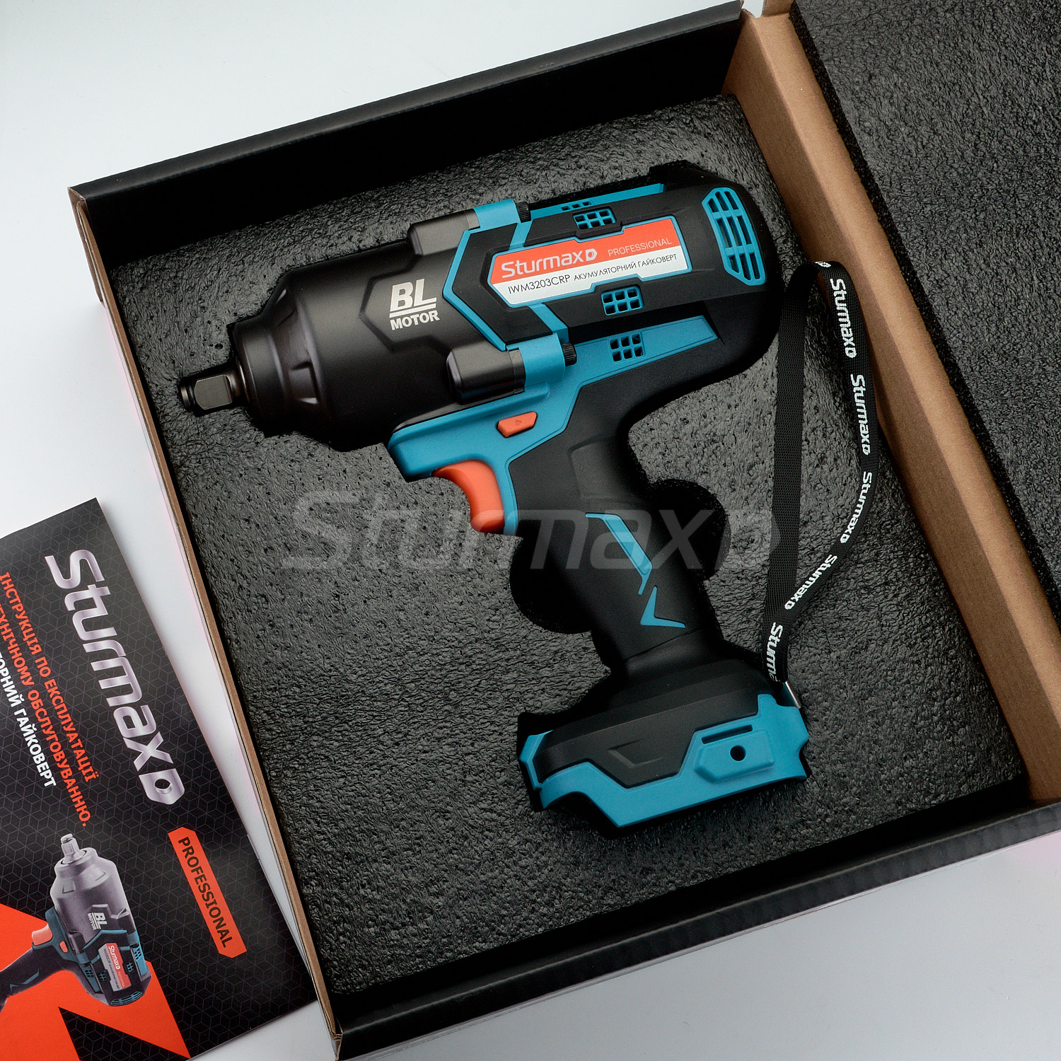 IWM3203CRP_01 Sturmax IWM3203CRP Акумуляторний гайковерт 20В