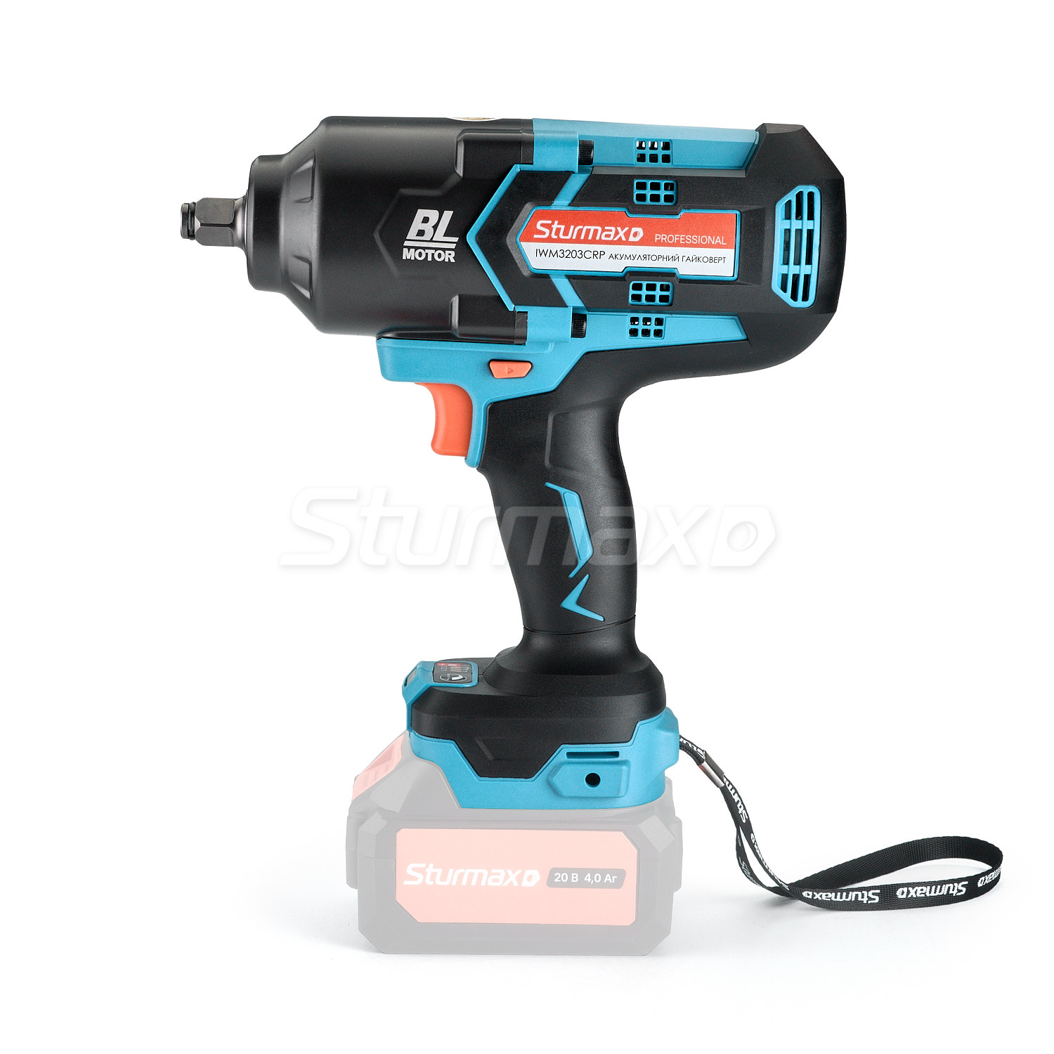 IWM3203CRP_03 Sturmax IWM3203CRP Акумуляторний гайковерт 20В