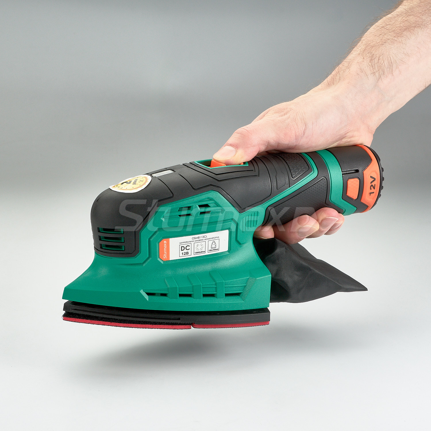 OSM8112CL_6 Sturmax OSM8112CL Шліфувальна машина акумуляторна 12В (без АКБ та ЗП)
