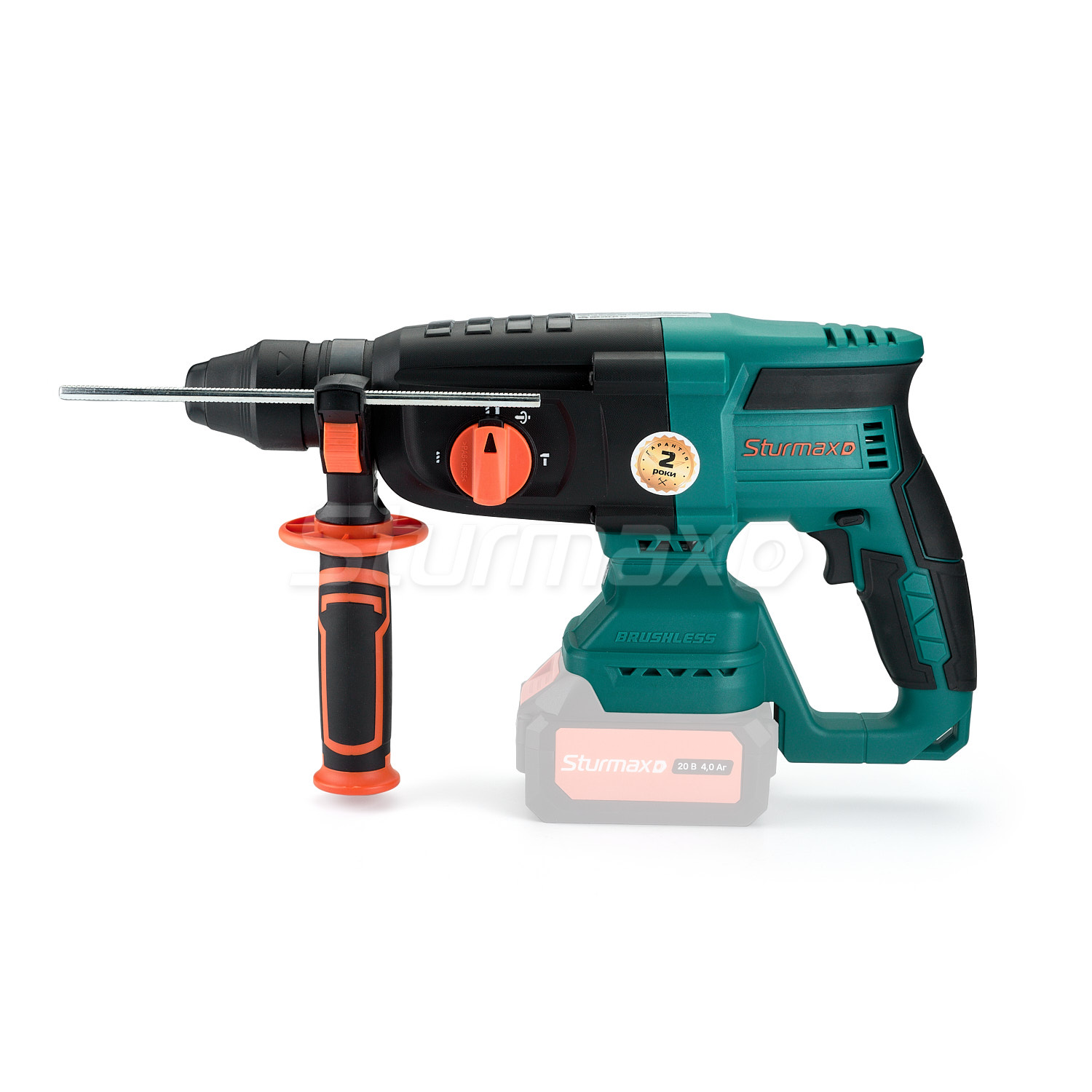 RHM2501CR_03 Sturmax RHM2501CR Перфоратор акумуляторний 20В